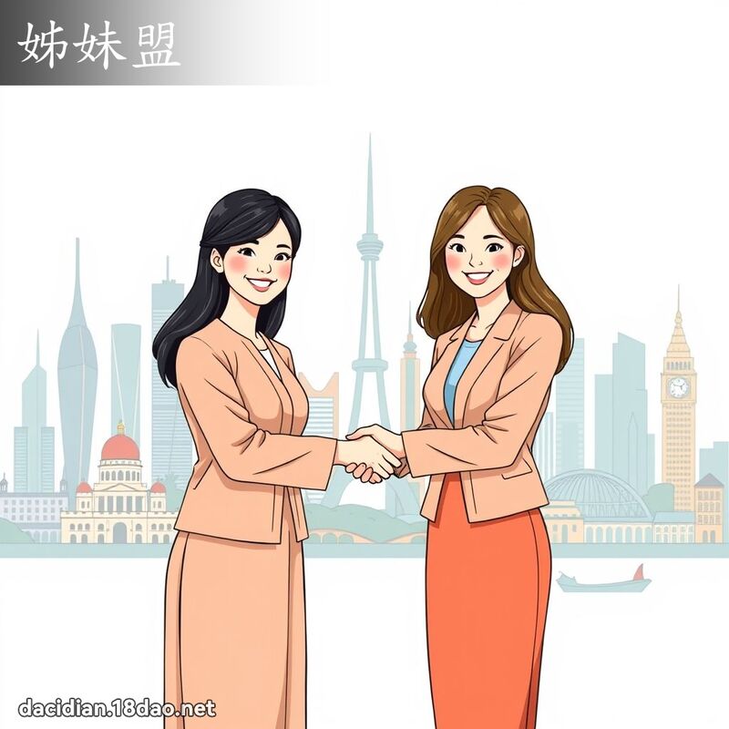 姊妹盟 - 國語大辭典配圖