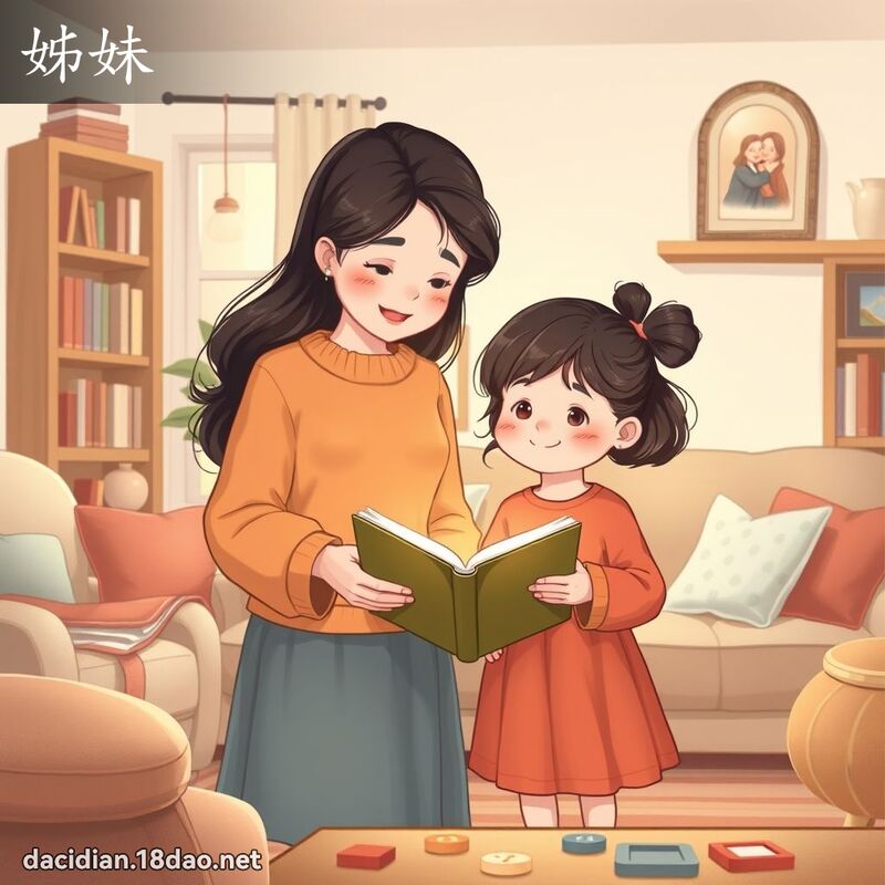 姊妹 - 国语大辞典配图