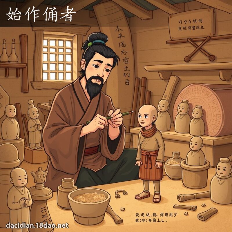 始作俑者 - 國語大辭典配圖