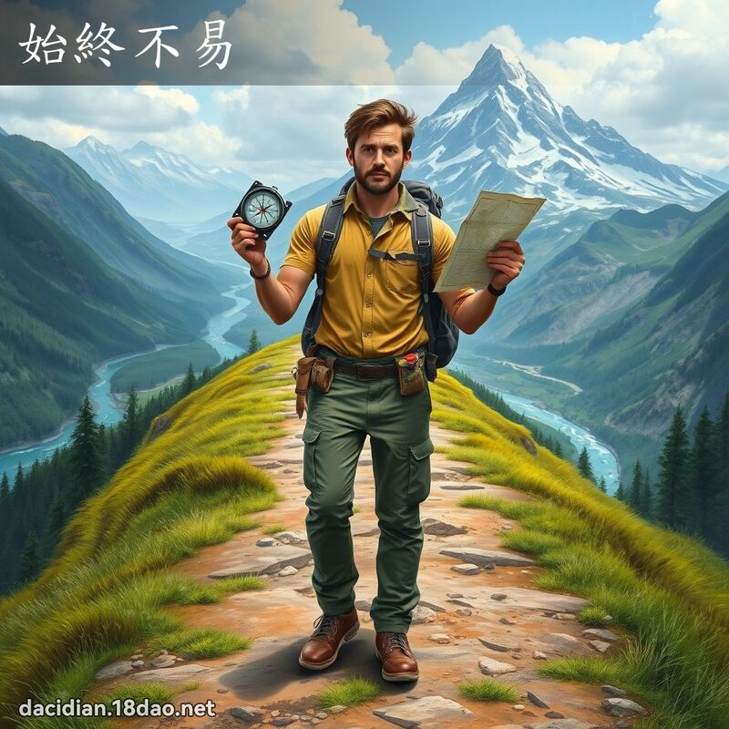 始終不易 - 國語大辭典配圖