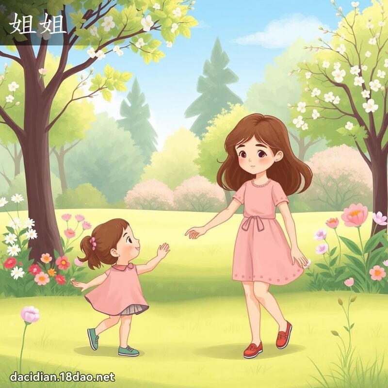 姐姐 - 國語大辭典配圖