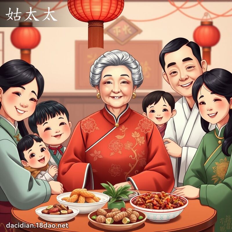 姑太太 - 国语大辞典配图