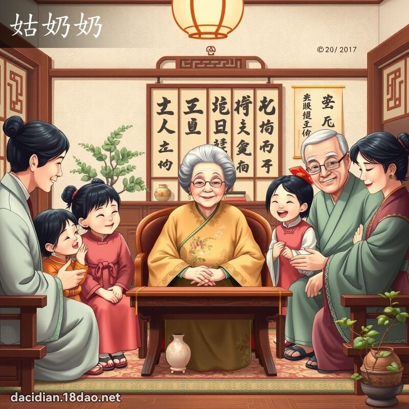 姑奶奶 - 国语大辞典配图