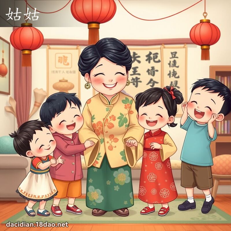 姑姑 - 国语大辞典配图