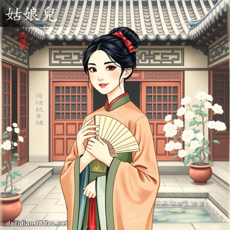 姑娘兒 - 國語大辭典配圖