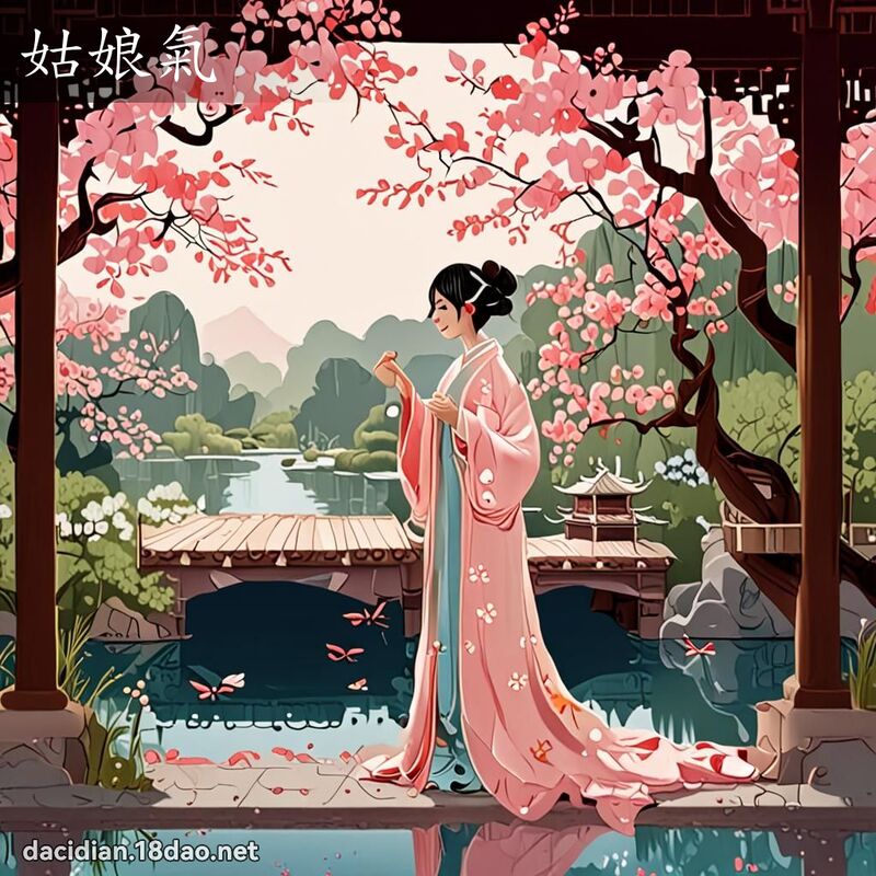 姑娘氣 - 國語大辭典配圖