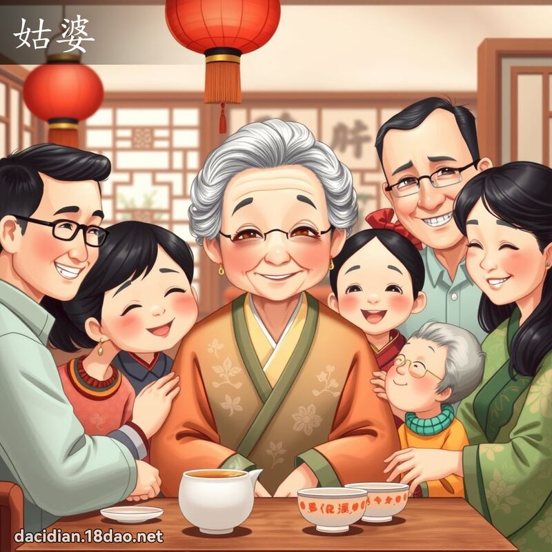 姑婆 - 国语大辞典配图