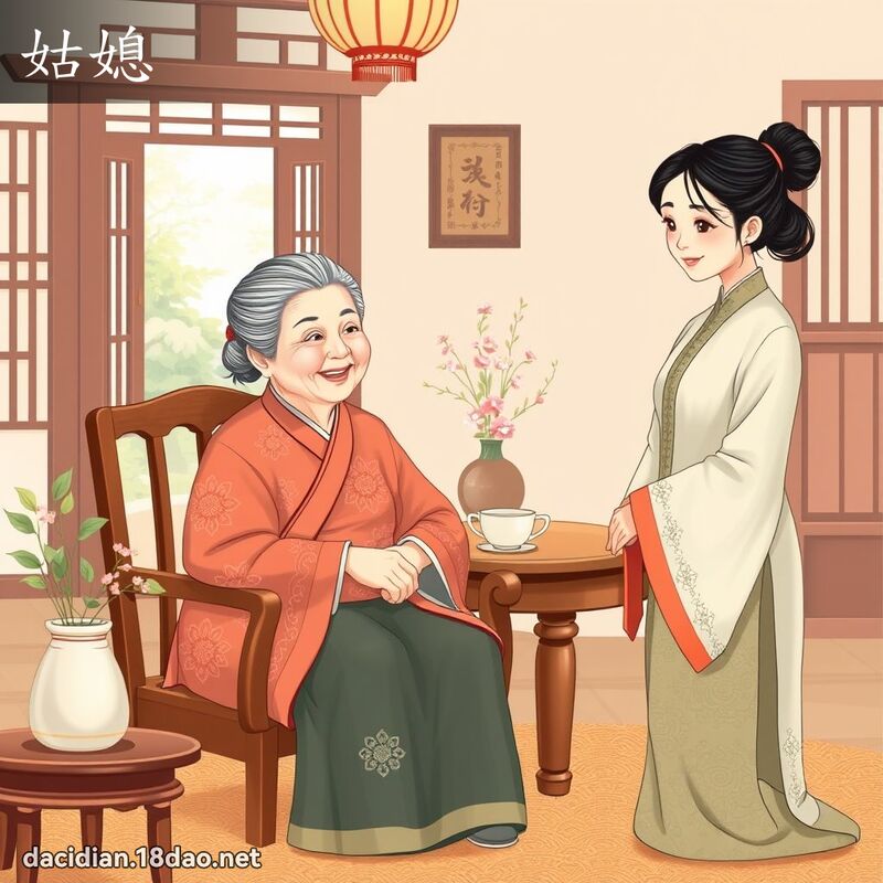 姑媳 - 國語大辭典配圖