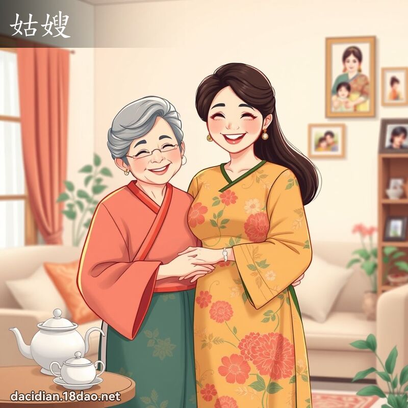 姑嫂 - 國語大辭典配圖
