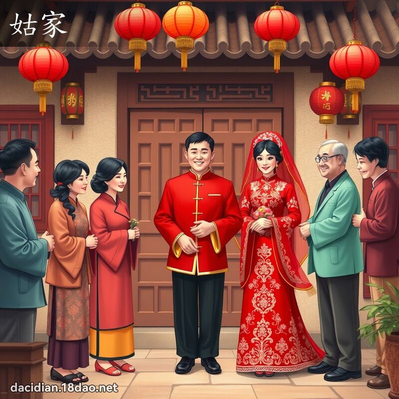 姑家 - 国语大辞典配图