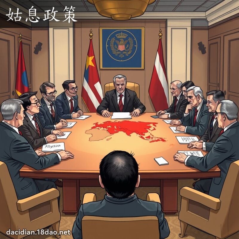 姑息政策 - 国语大辞典配图
