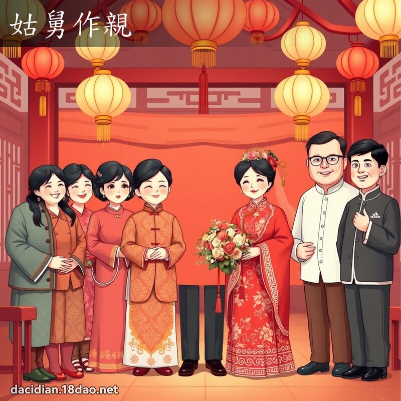 姑舅作親 - 國語大辭典配圖
