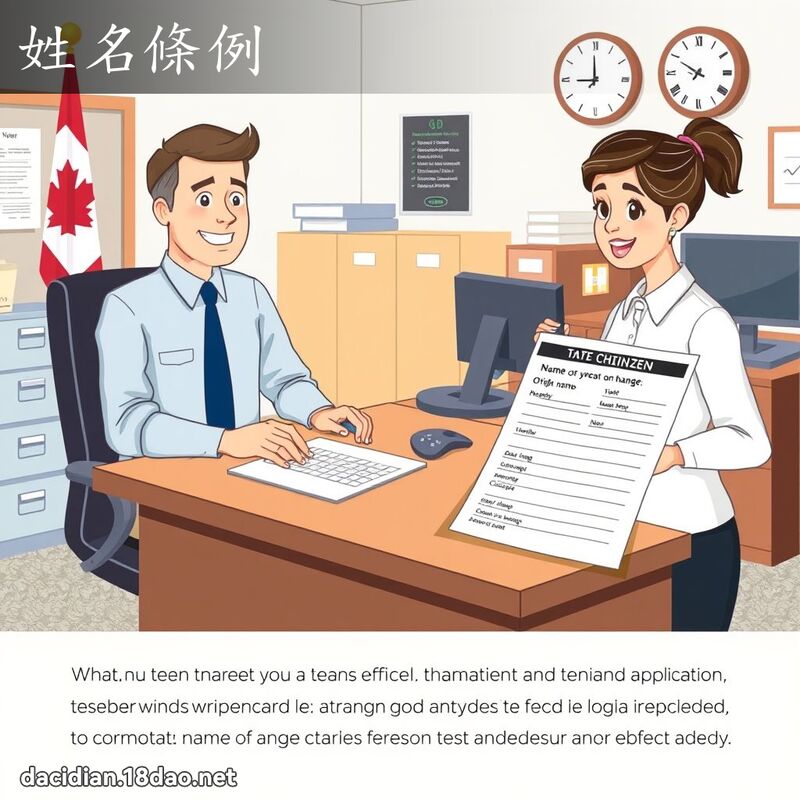 姓名條例 - 國語大辭典配圖