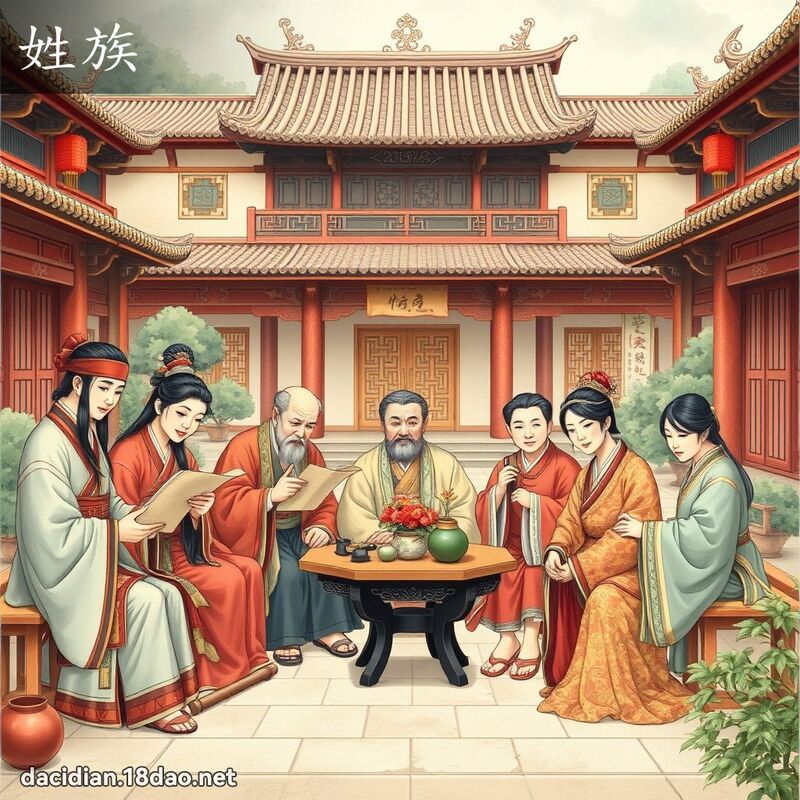 姓族 - 國語大辭典配圖