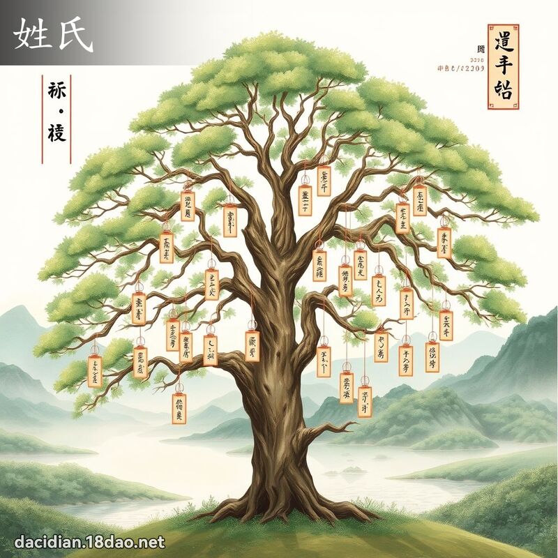 姓氏 - 國語大辭典配圖