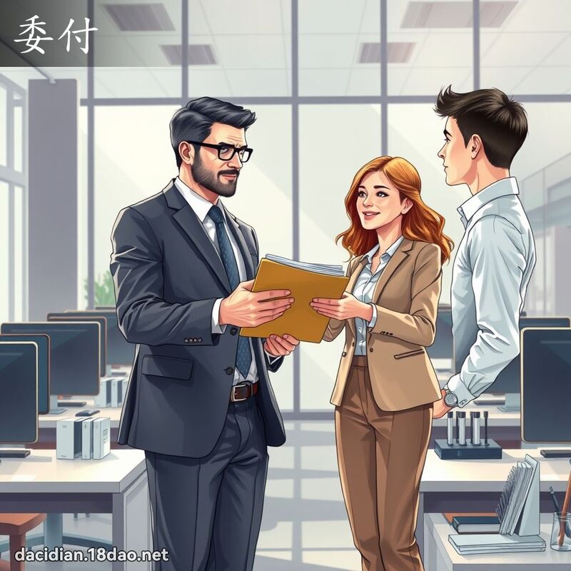 委付 - 國語大辭典配圖