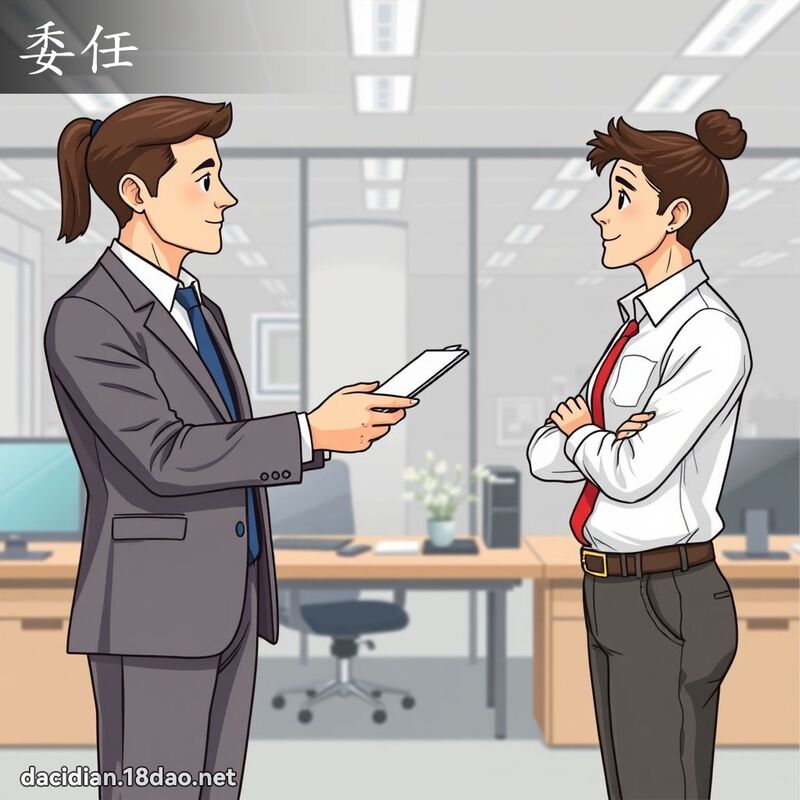 委任 - 國語大辭典配圖