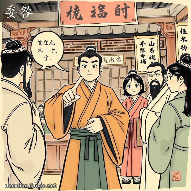 委咎 - 國語大辭典配圖