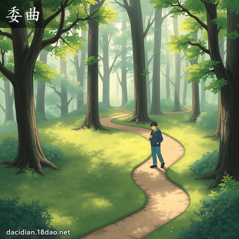 委曲 - 国语大辞典配图