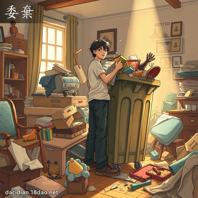 委棄 - 國語大辭典配圖