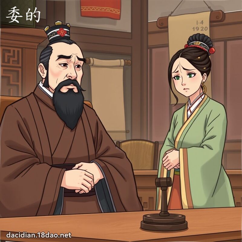 委的 - 国语大辞典配图