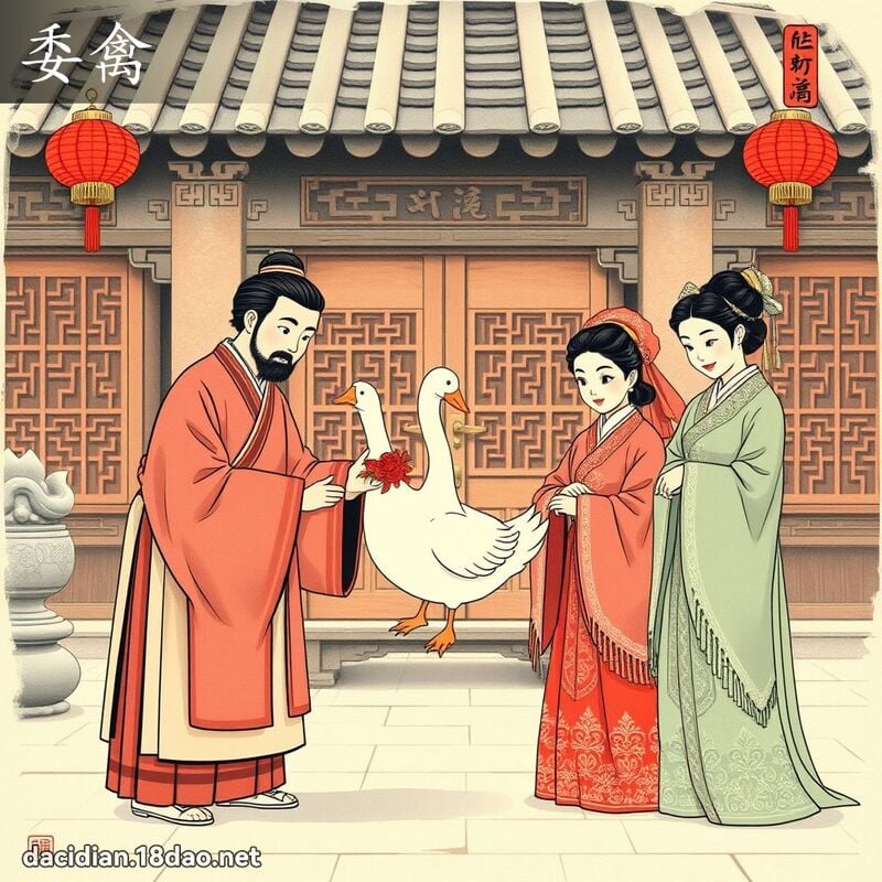 委禽 - 國語大辭典配圖