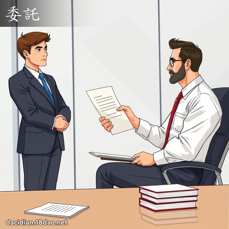 委託 - 國語大辭典配圖