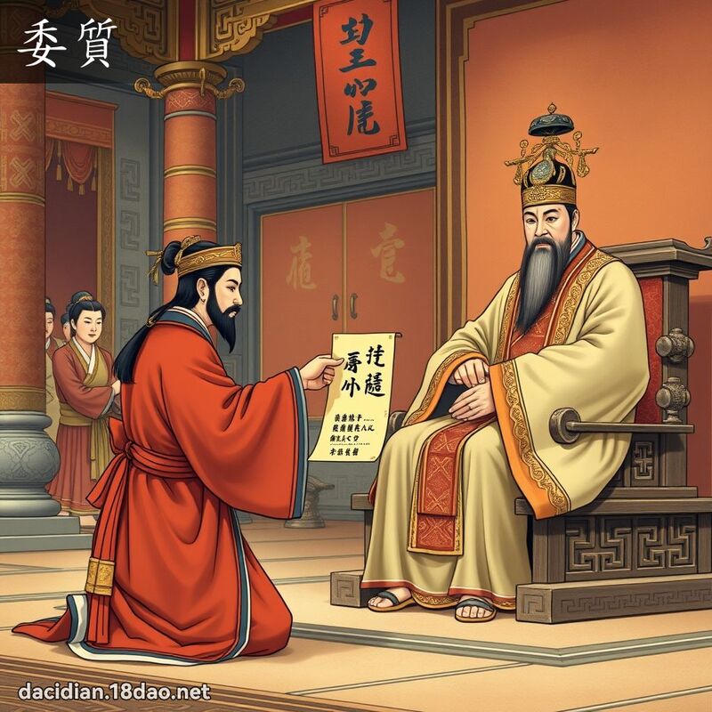 委质 - 国语大辞典配图