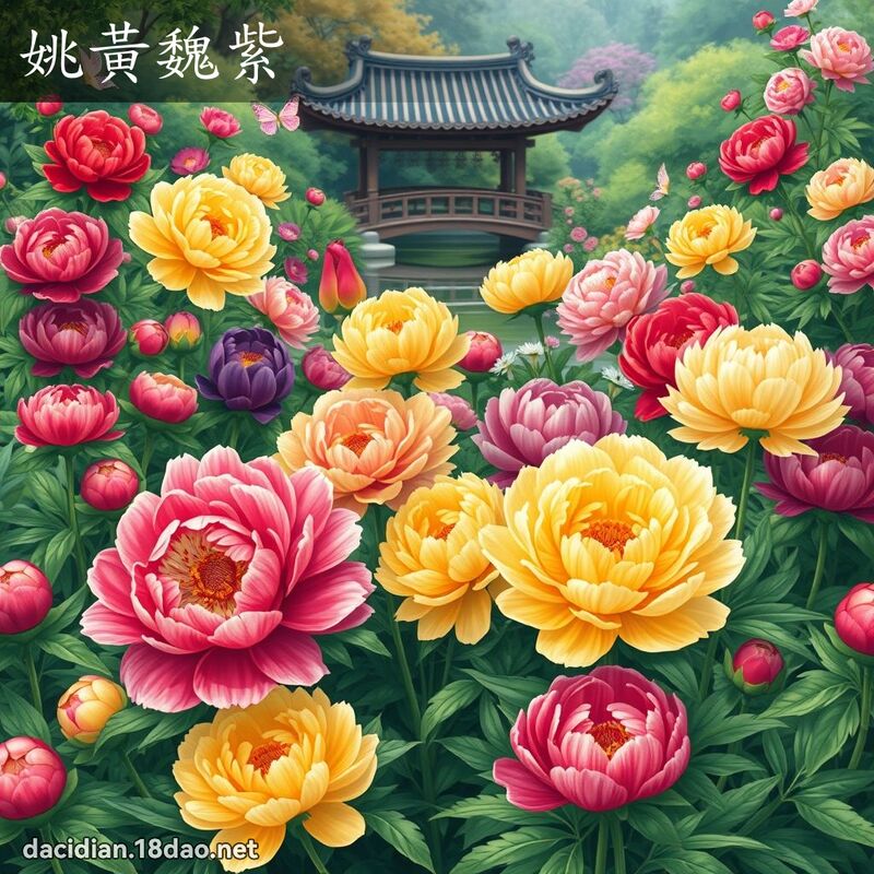 姚黃魏紫 - 國語大辭典配圖