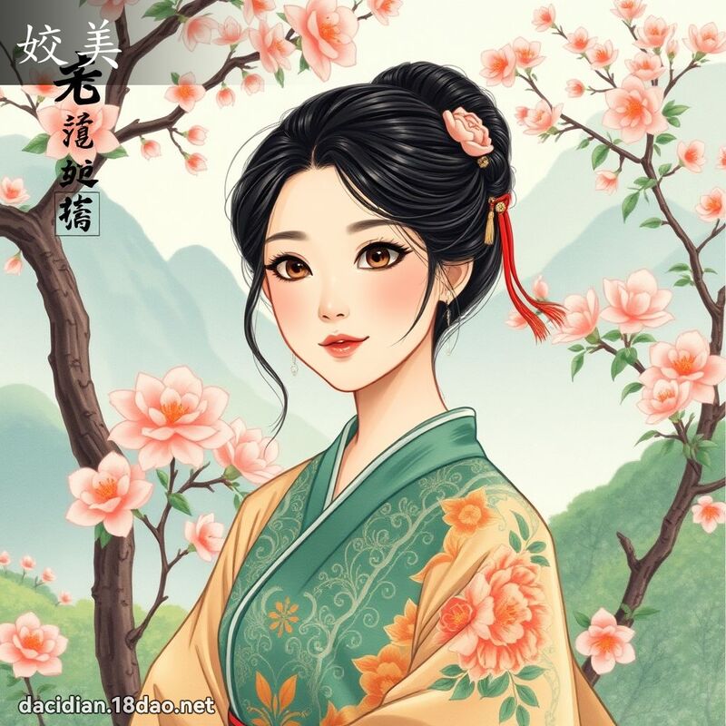 姣美 - 國語大辭典配圖