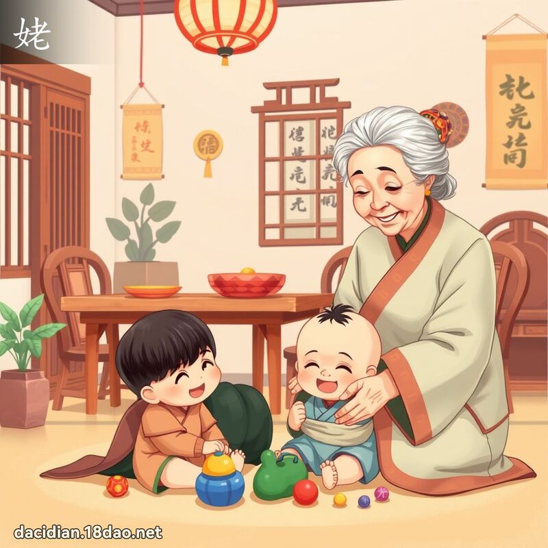 漢字: 姥 (多音字)
