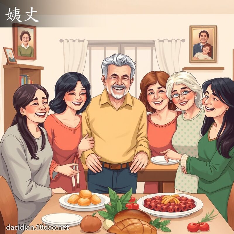 姨丈 - 国语大辞典配图