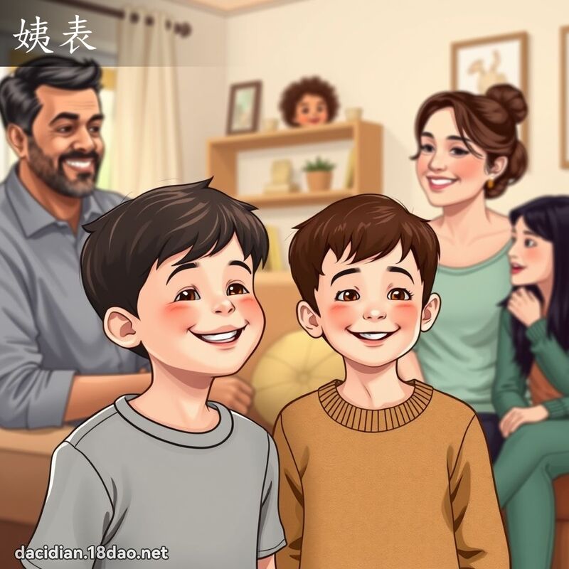 姨表 - 國語大辭典配圖