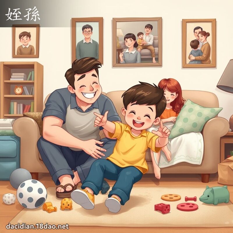 姪孫 - 國語大辭典配圖