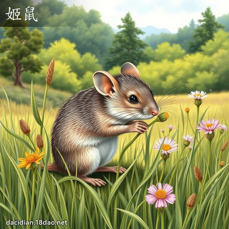 姬鼠 - 國語大辭典配圖
