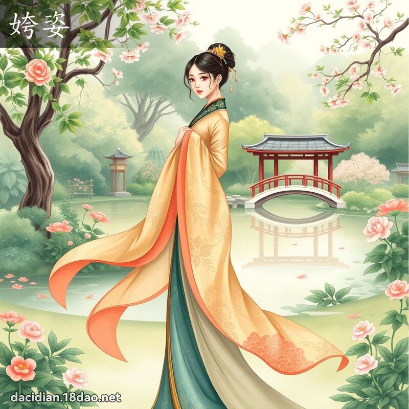 姱姿 - 國語大辭典配圖