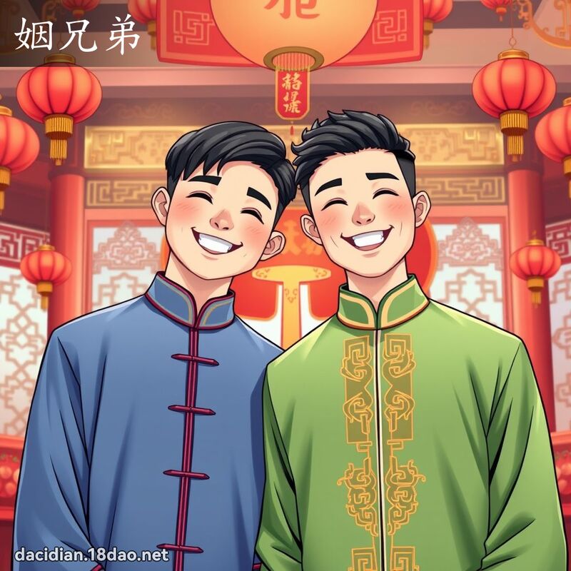 姻兄弟 - 国语大辞典配图
