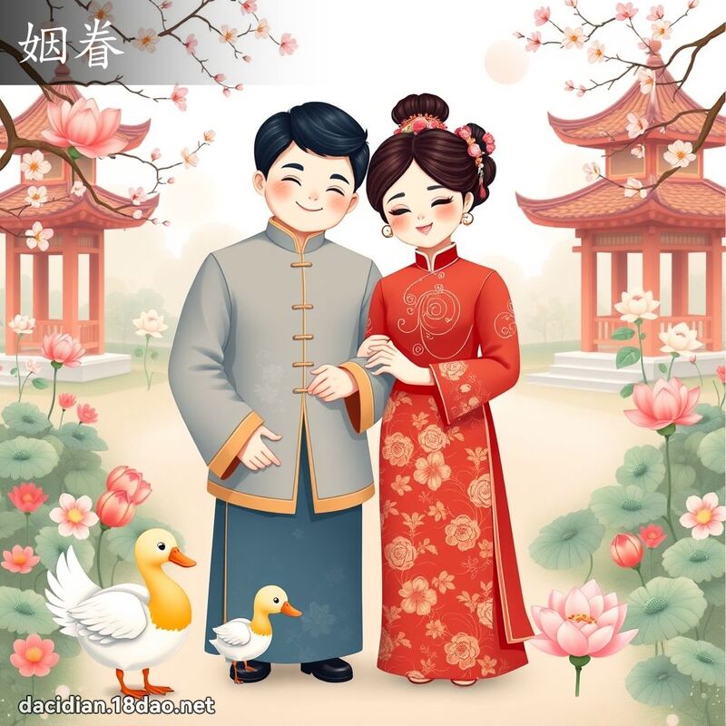 姻眷 - 國語大辭典配圖