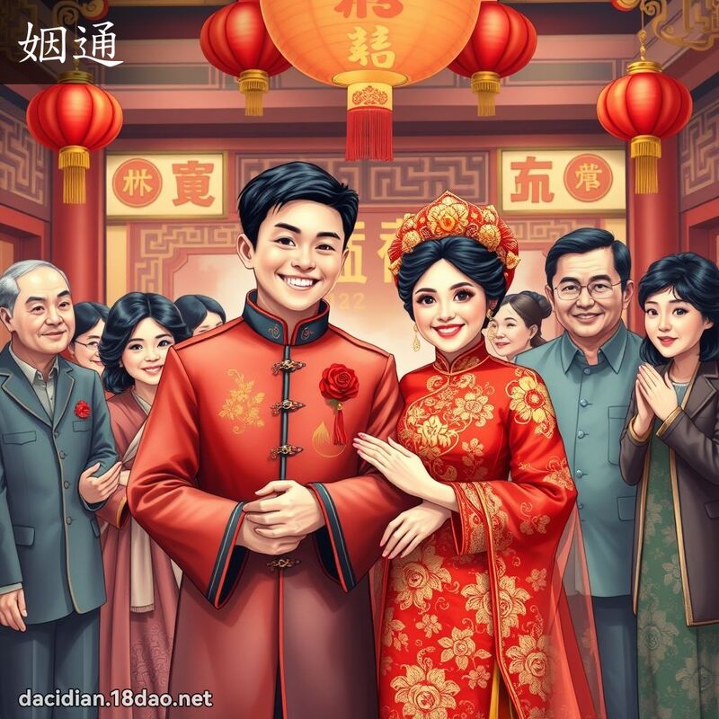 姻通 - 國語大辭典配圖