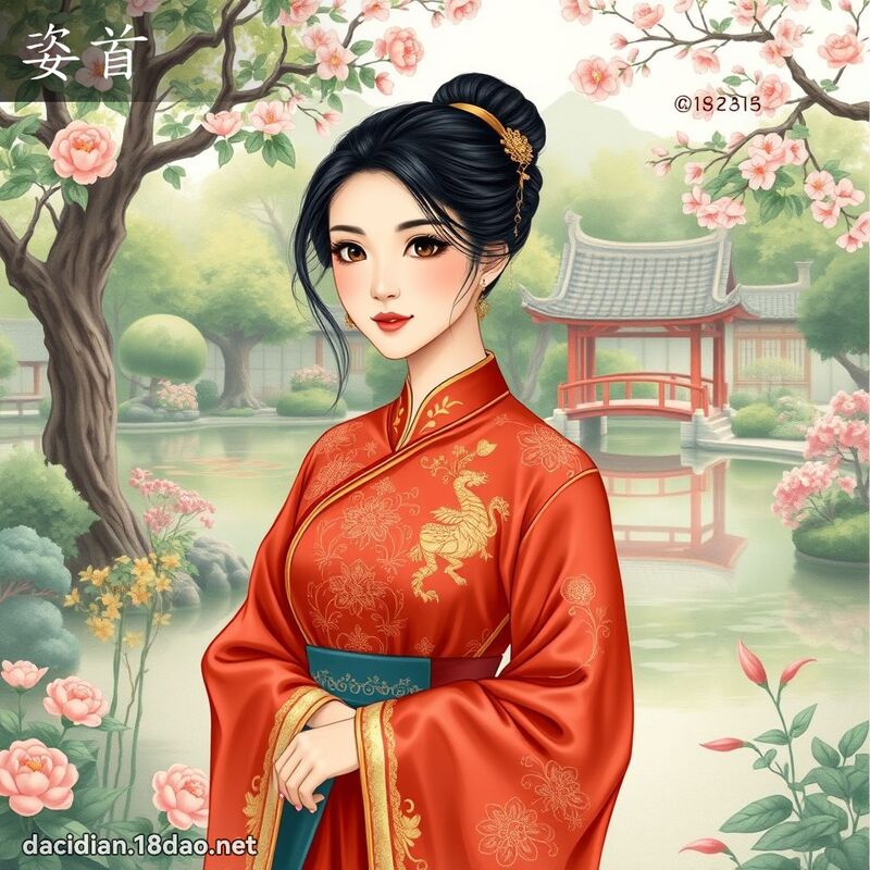 姿首 - 国语大辞典配图