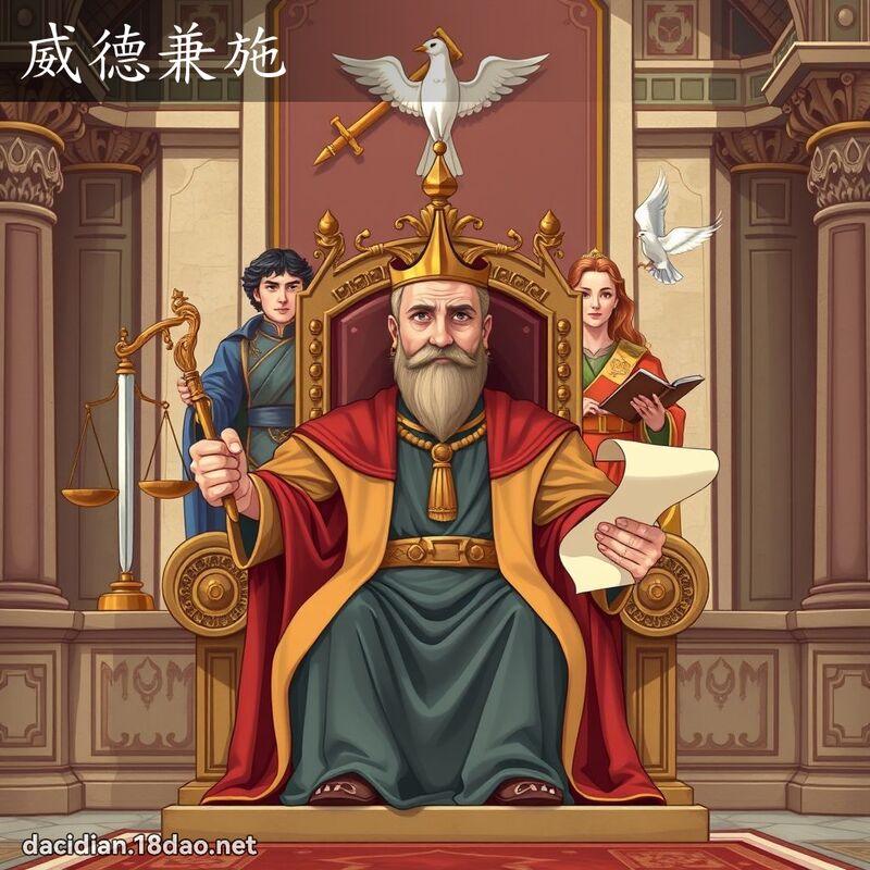 威德兼施 - 国语大辞典配图
