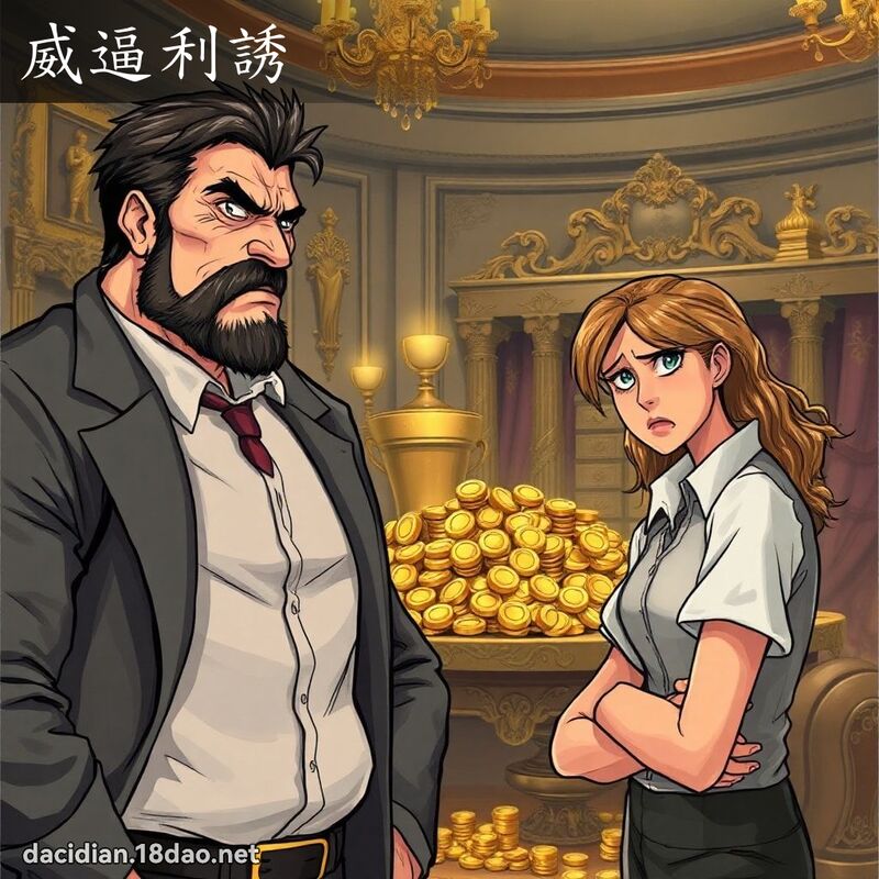 威逼利诱 - 国语大辞典配图