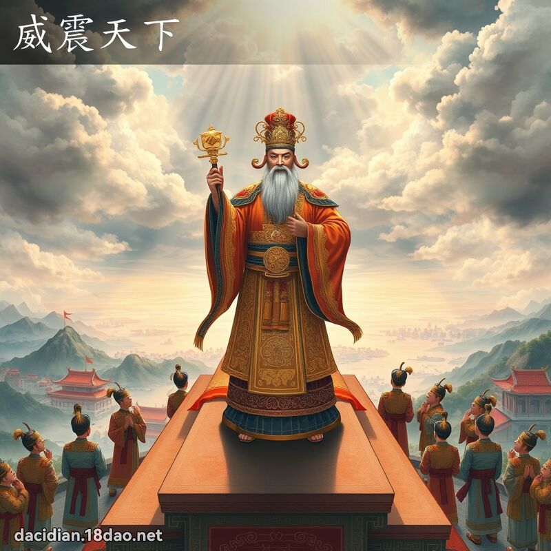 威震天下 - 国语大辞典配图