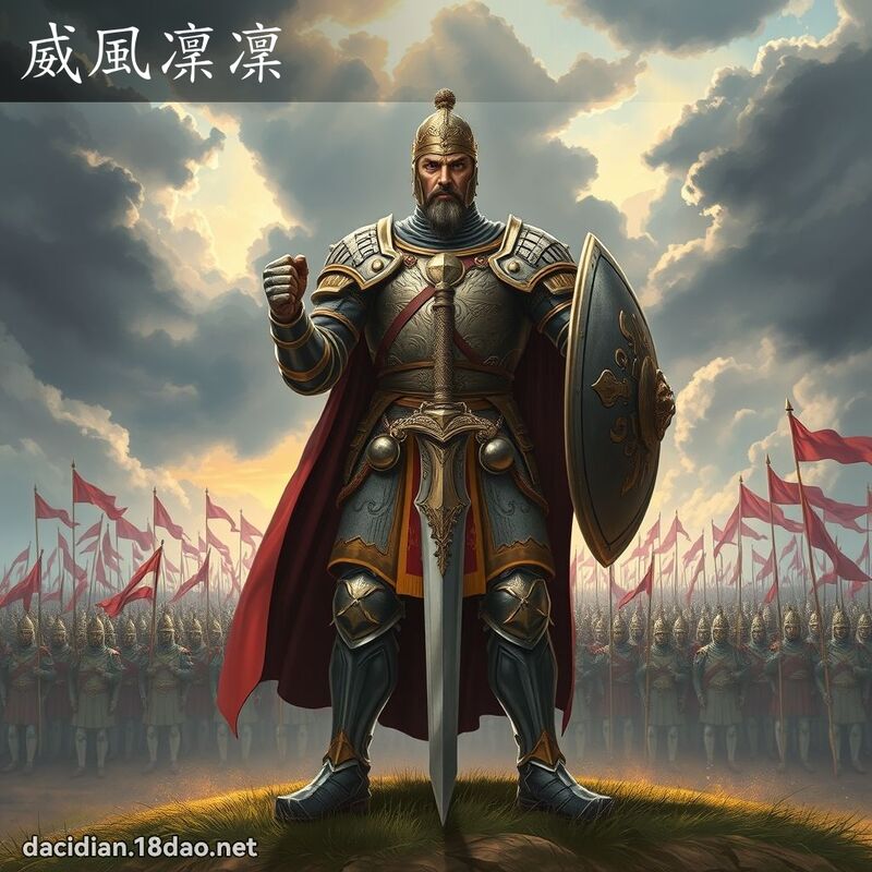 威风凛凛 - 国语大辞典配图