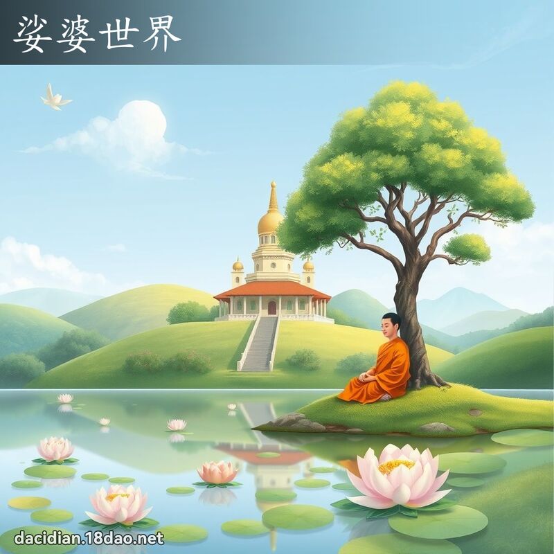 娑婆世界 - 國語大辭典配圖