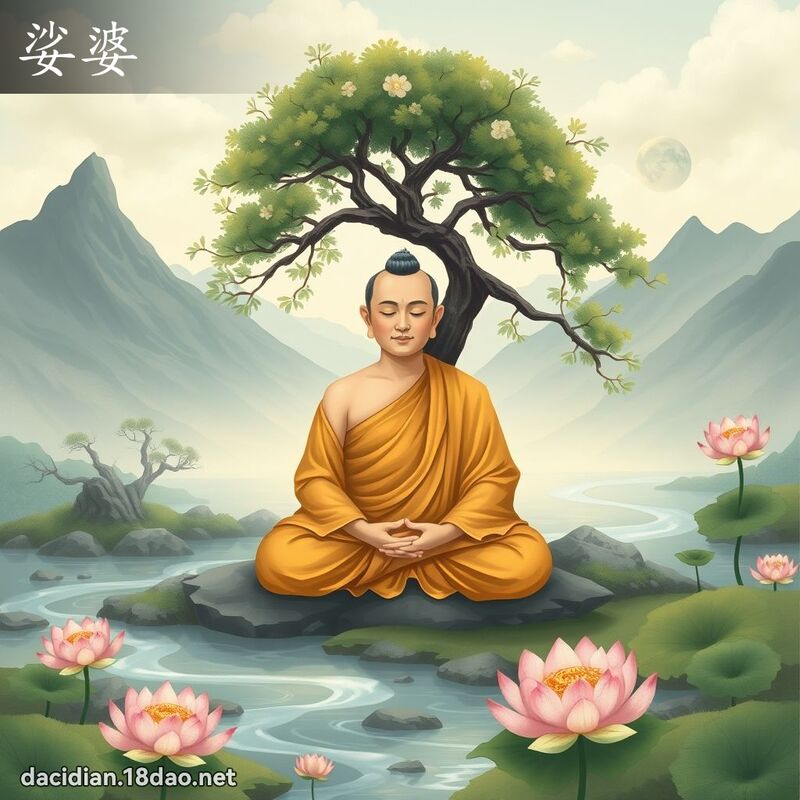 娑婆 - 國語大辭典配圖