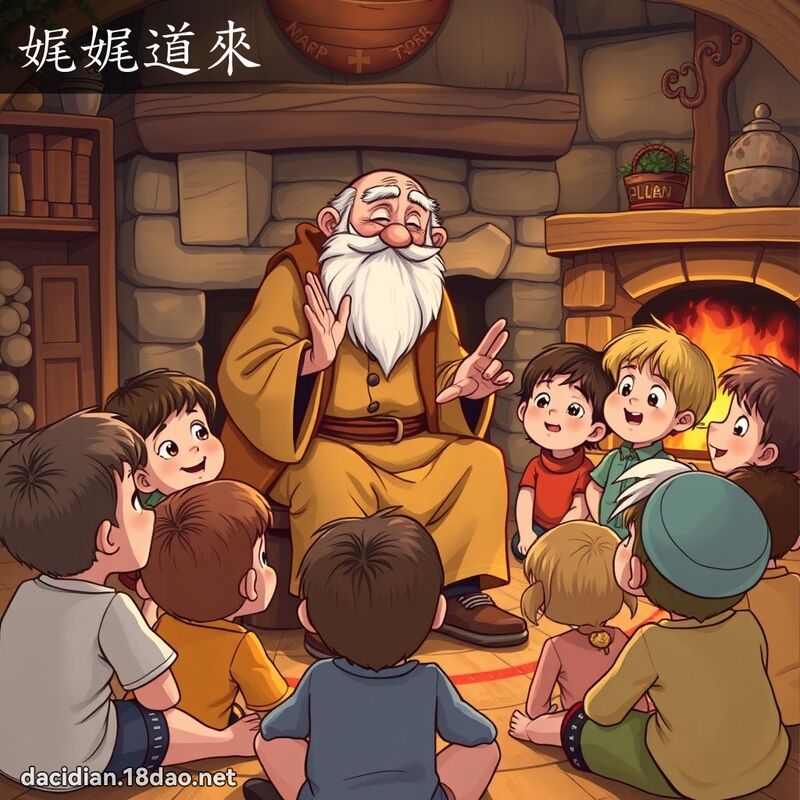 娓娓道來 - 國語大辭典配圖