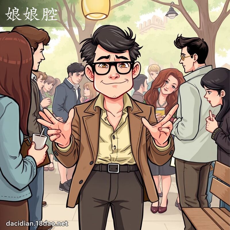 娘娘腔 - 國語大辭典配圖