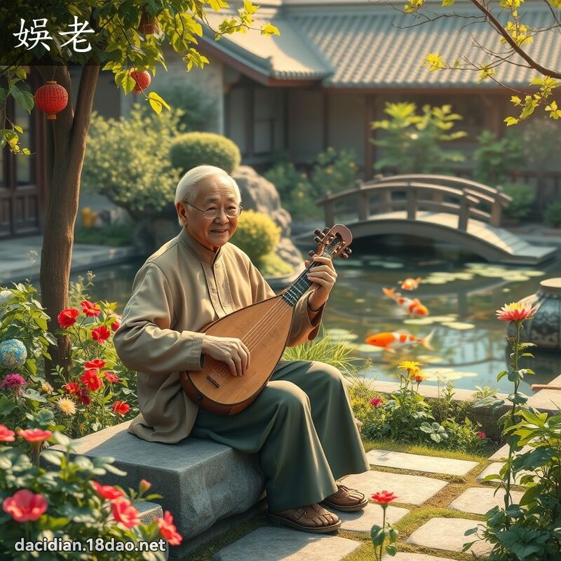 娛老 - 國語大辭典配圖