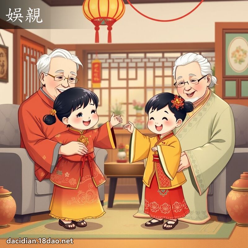 娛親 - 國語大辭典配圖